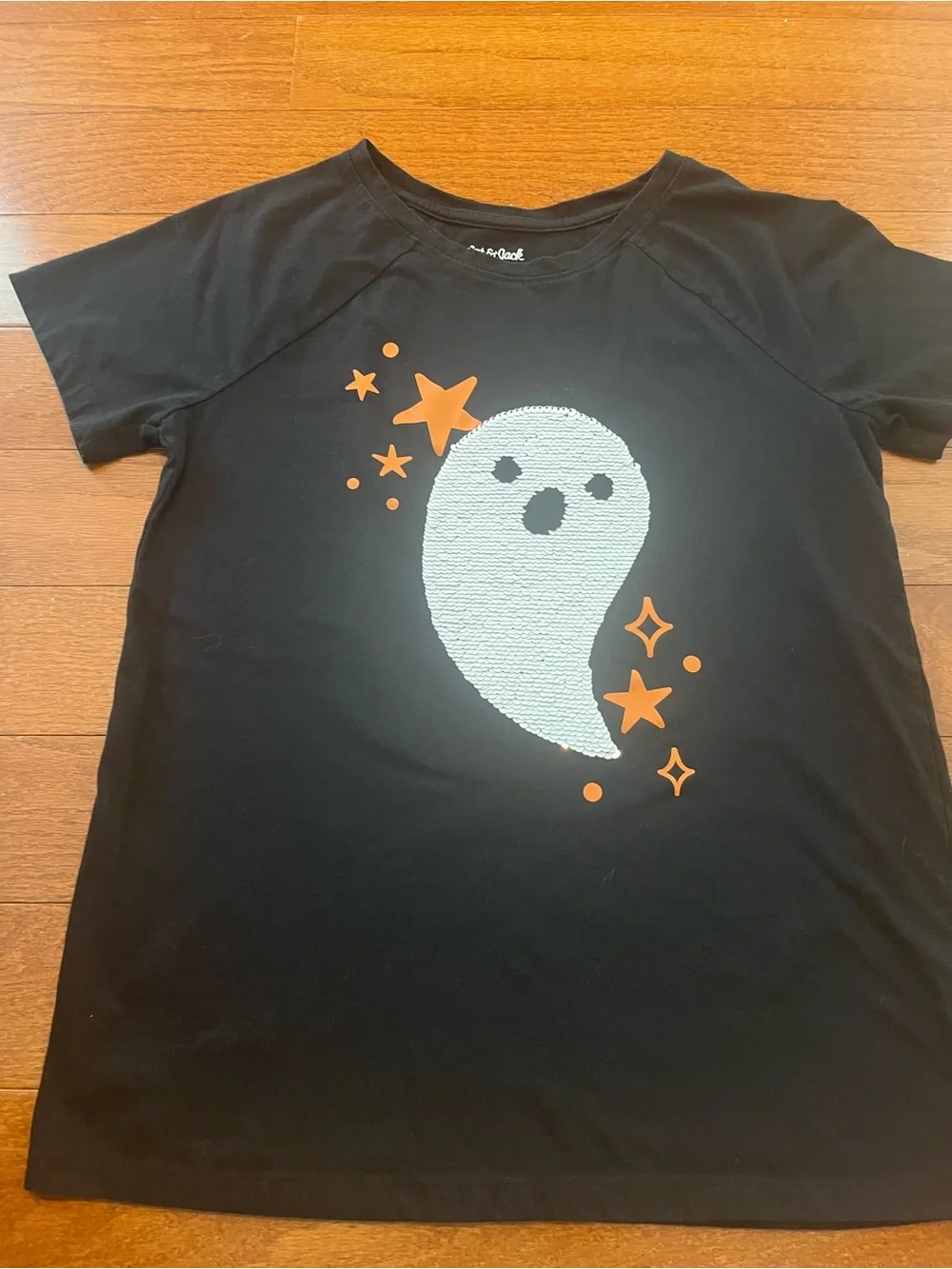 Girls Cat&Jack Halloween Reversible Sequin Shirt 14/16